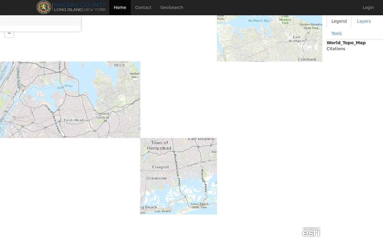 Hempstead ZIP code directory Nassau GIS parcel map for postal boundary checks